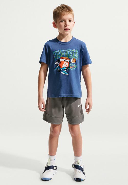 Nike - Nkb Chalky Boxy Bball Tee - Mystic Navy