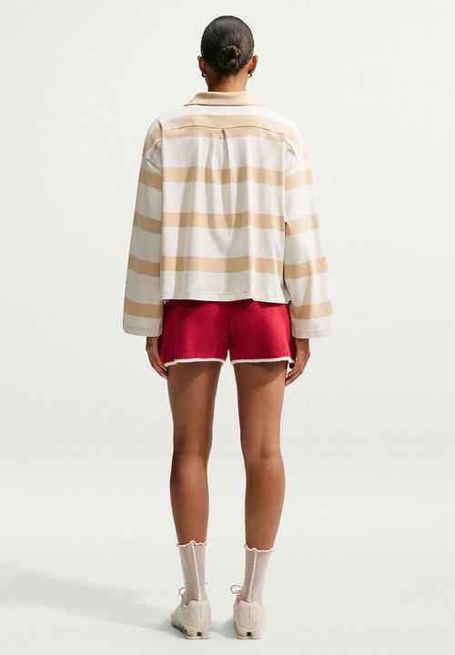 Nike - W Nk Eknit Short - Tough Red/White/White