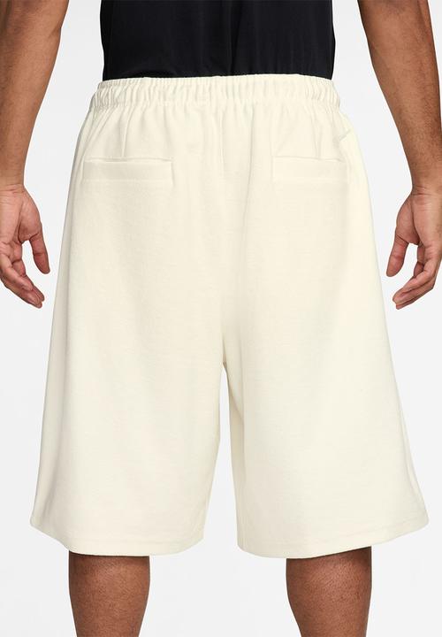 Nike - NSW Club Rules  French Terry Shorts - Sail Cream /SBlk
