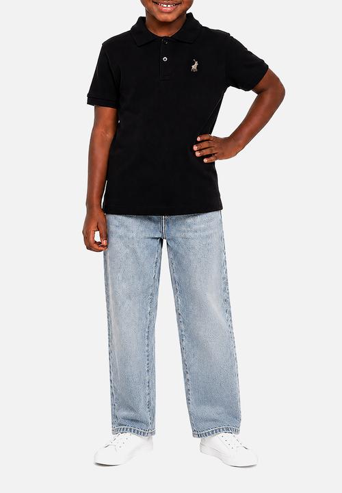 POLO - Girls Nina Ss Golfer - Black