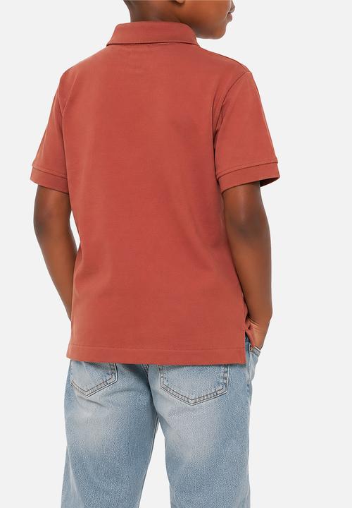 POLO - Boys Austin Ss Golfer - Rosewood