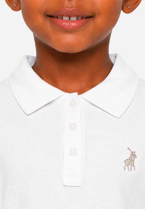 POLO - Girls Nina Short sleeve Golfer - White