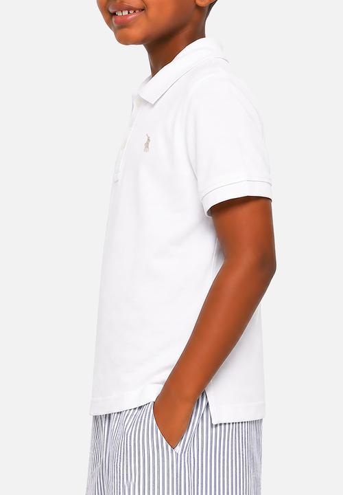 POLO - Girls Nina Short sleeve Golfer - White