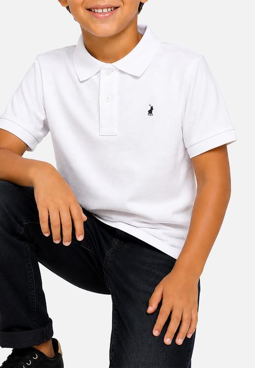 POLO - Boys Austin Short sleeve Golfer - White