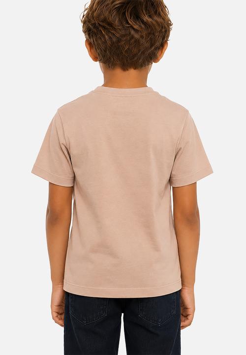POLO - Boys Rick Short sleeve Tee - Mushroom