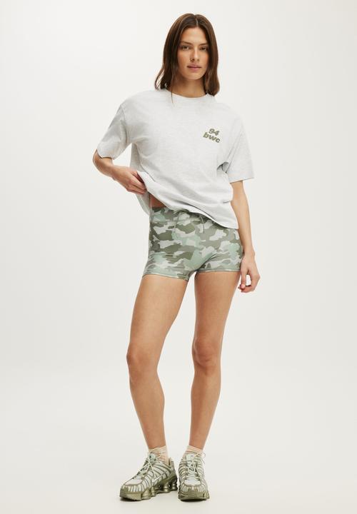 Cotton On - Active Graphic Tee - Light Grey Marle/Cuteility
