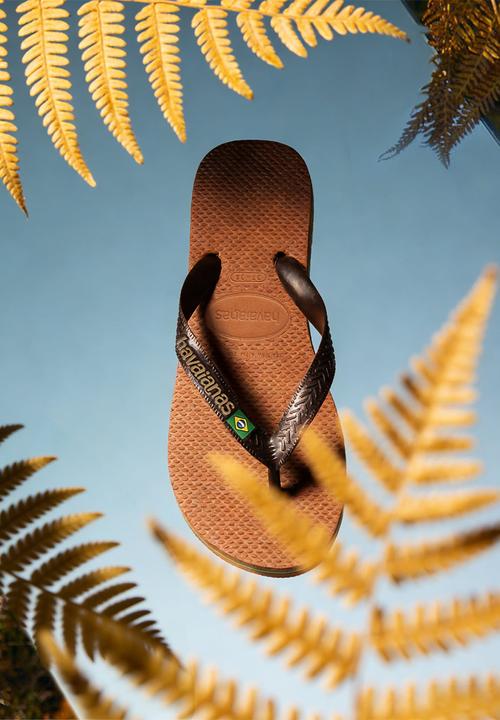 Havaianas - Brazil Logo - Rust / Coffee