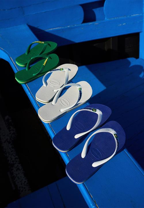 Havaianas - Brazil logo - green / yellow / marine blue