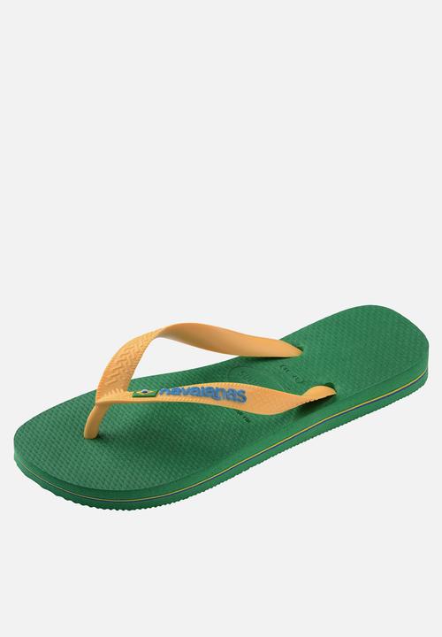 Havaianas - Brazil logo - green / yellow / marine blue