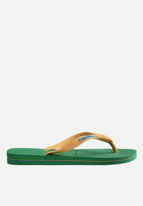 Havaianas - Brazil logo - green / yellow / marine blue