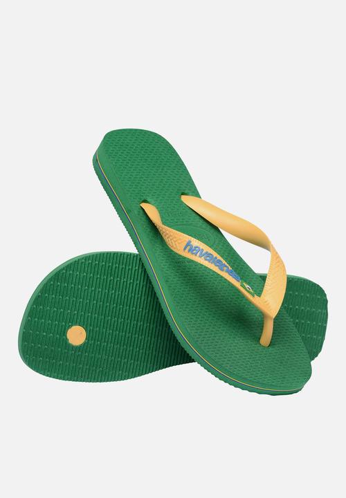 Havaianas - Brazil logo - green / yellow / marine blue