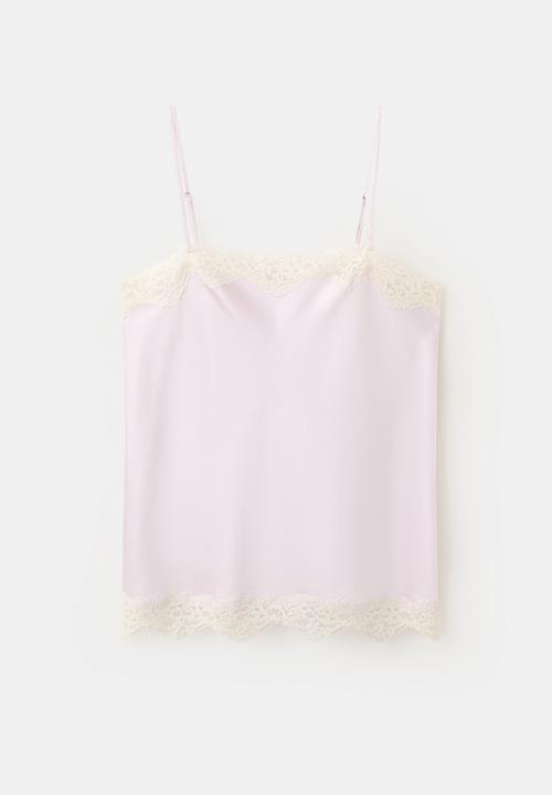 MANGO - Top delicat - light/pastel purple