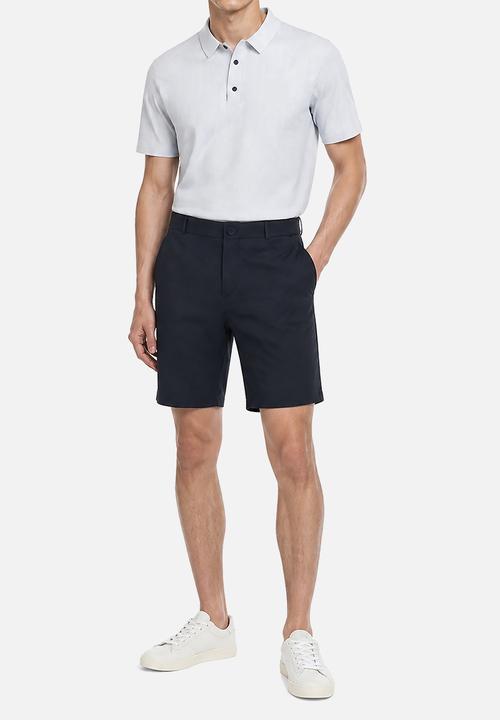POLO - Mens essential cotton chino shorts - navy