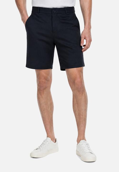 POLO - Mens essential cotton chino shorts - navy