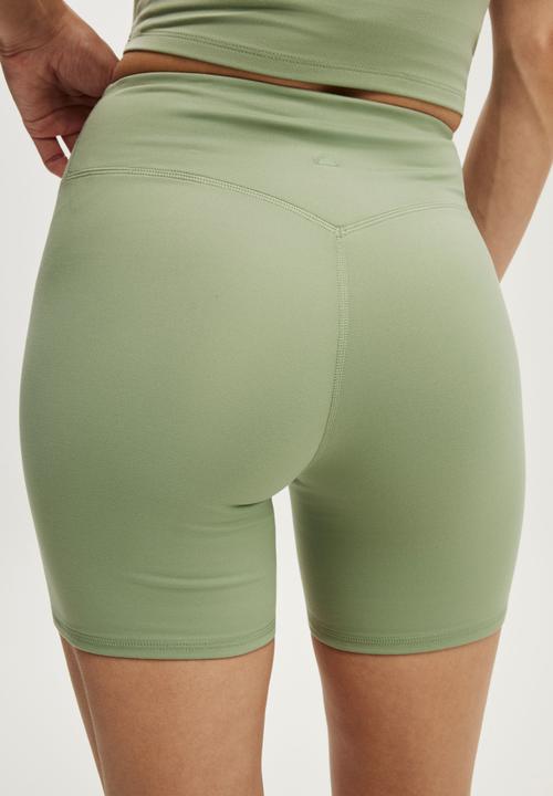 Cotton On - Ultra Soft Contour Bike Short - Matcha