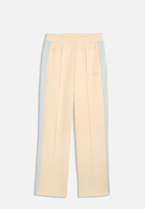 PUMA - T7 Always On Straight Track Pants Op - Buttercream-Créme De Mint
