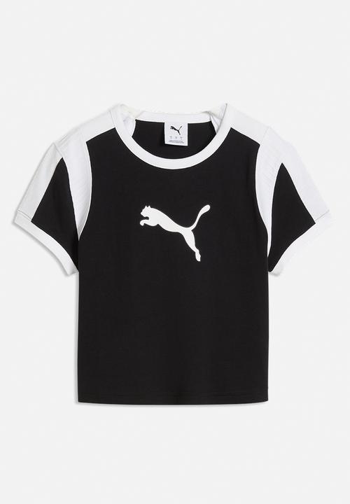 PUMA - Graphic  Ringer Baby Tee - Puma Black