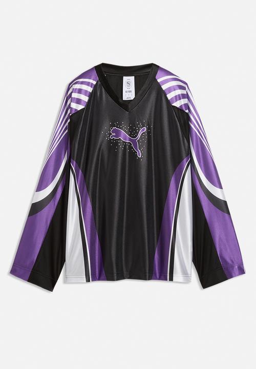 PUMA - Street Glam Oversized Bedazzled Jersey - Puma Black