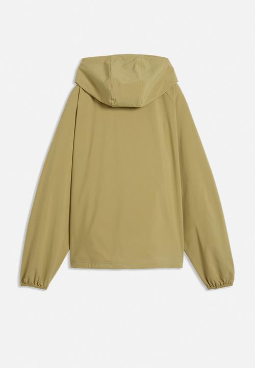 PUMA - Pumatech Sense 4-Way Stretch Oversized Short Woven Jacket - Chai Latte