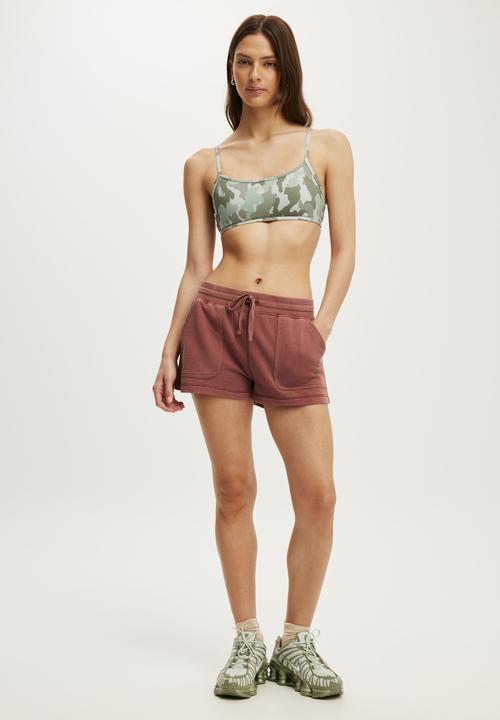 Cotton On - Ultra Soft Double Strap Back Crop - Camo