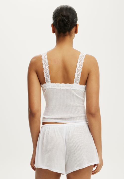 Cotton On - Sheer Shorts - White