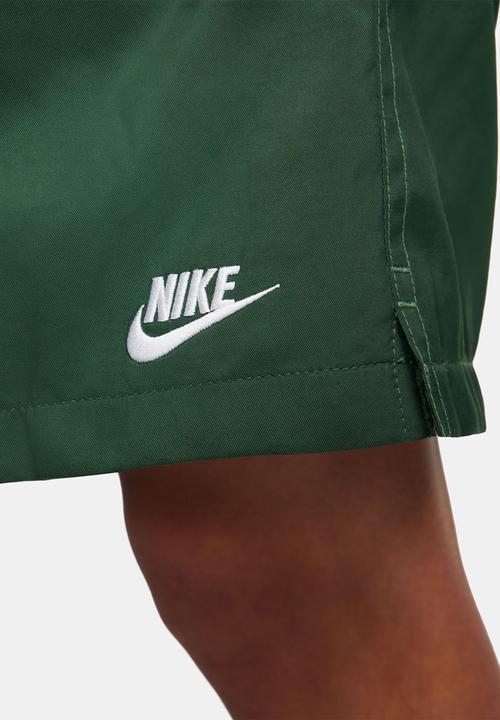 Nike - NSW  Club Woven Flow Short - Dk Green Fir/White