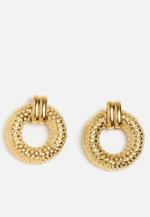 Zoe on Trend - Bold Designer Earrings - Gold