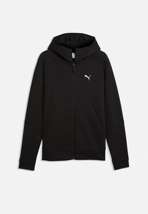 PUMA - PUMATECH Slim Full-Zip Hoodie DK - Black