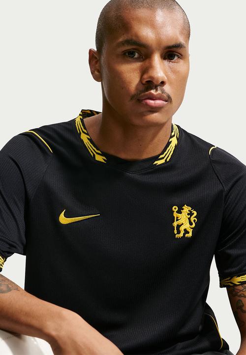 Nike - Chelsea F.C. 2026/27 Stadium Away Jersey  - Black/Midwest Gold