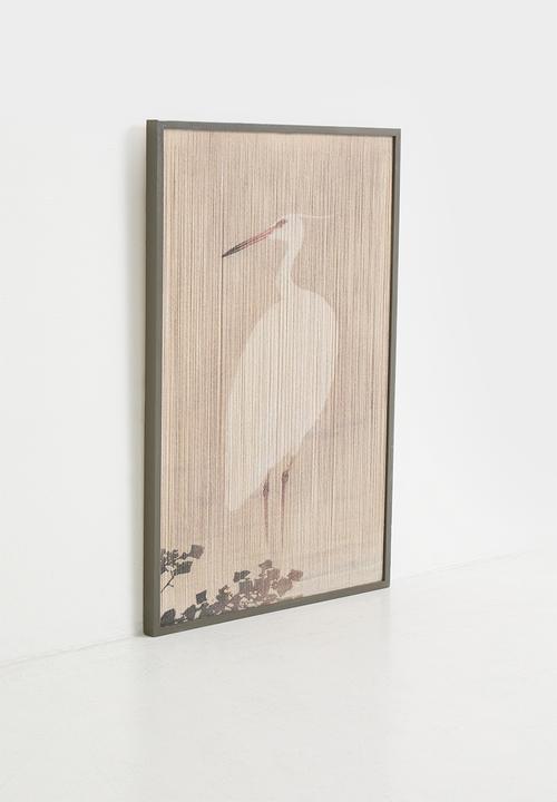 Sixth Floor - Heron Rope Artwork Natural 60x3x90cm