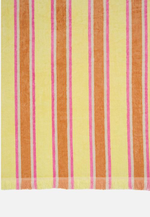 Linen House - Brazil Beach Towel Yellow