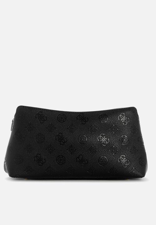 GUESS - Ella Logo Girlfriend Crossbody Bag-Black Logo