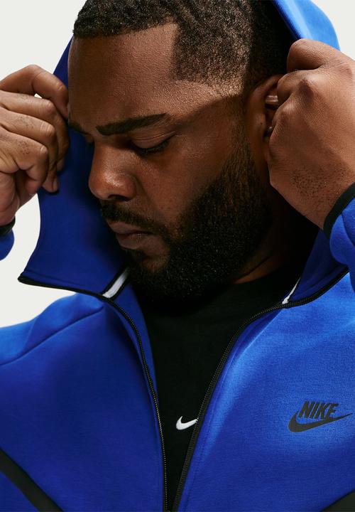 Nike - NSW Tech Fleece FZ Wr Hoodie - Old Royal/Black