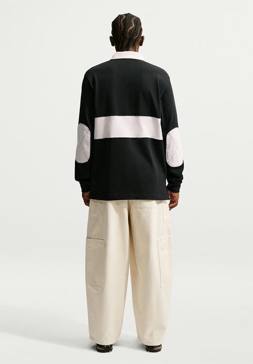 Nike - Club  Long-Sleeve Rugby Top - Black/Phantom/Phantom