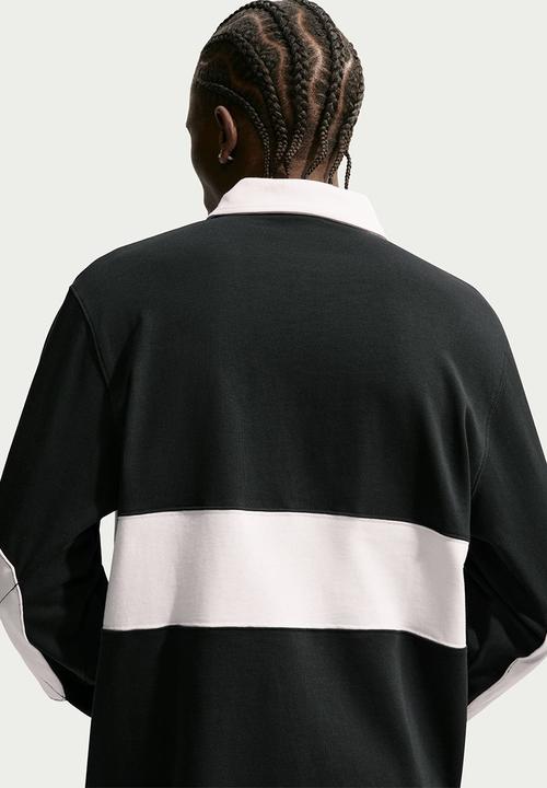 Nike - Club  Long-Sleeve Rugby Top - Black/Phantom/Phantom