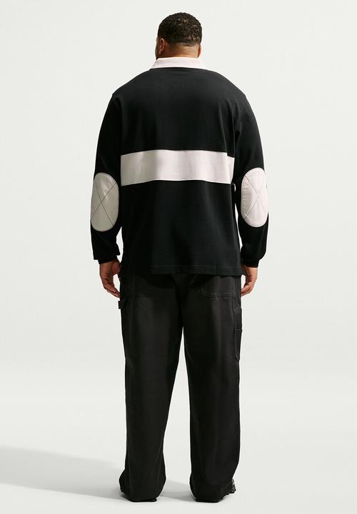 Nike - Club  Long-Sleeve Rugby Top - Black/Phantom/Phantom