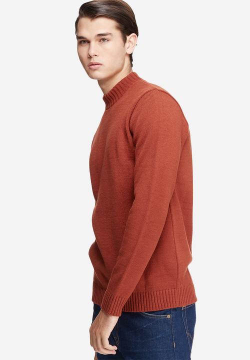 basicthread - High neck chunky knit