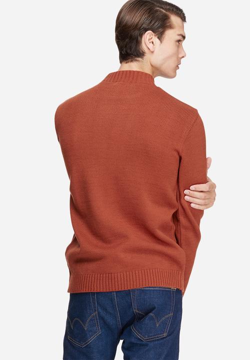 basicthread - High neck chunky knit