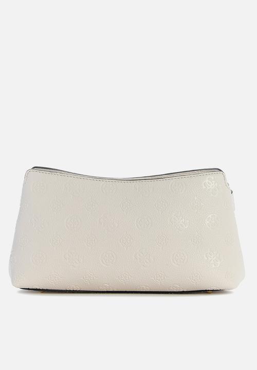 GUESS - Ella Logo Girlfriend Crossbody - Stone Logo
