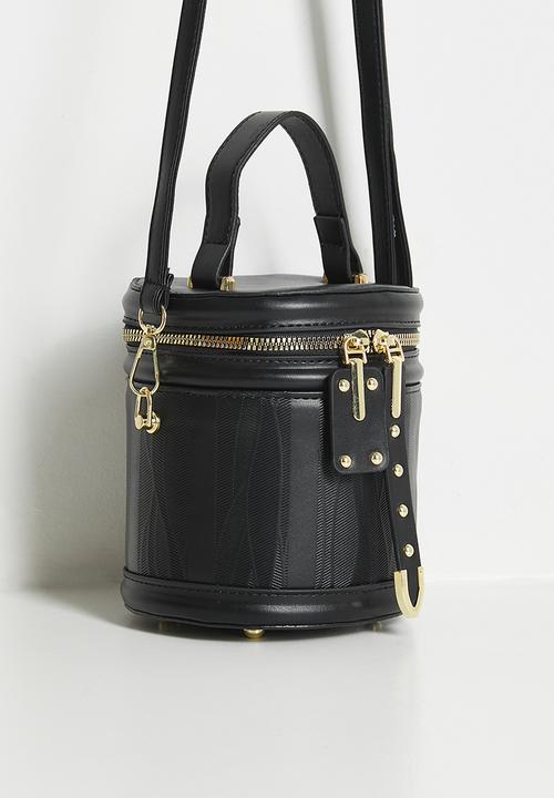 Tessa Design - Gia Woven Vanity Bag - Black