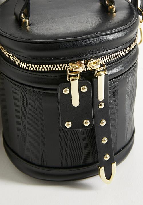 Tessa Design - Gia Woven Vanity Bag - Black