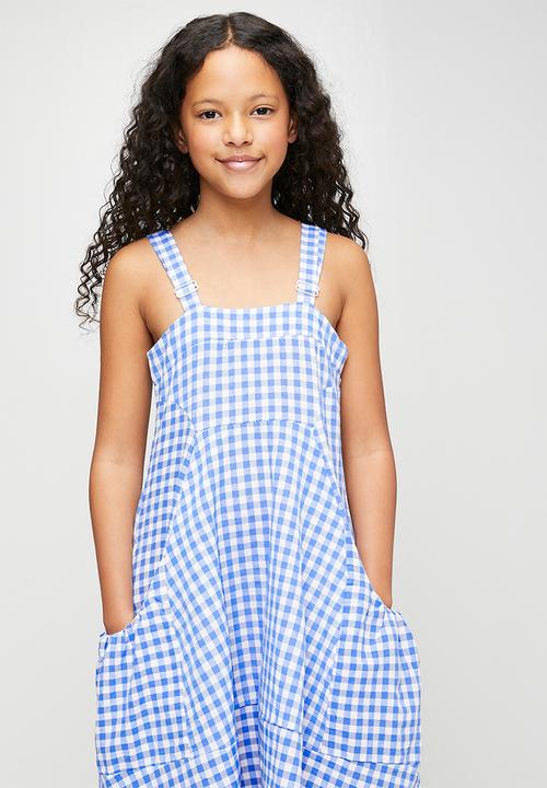 Pop Candy - Maxi summer dress - blue gingham