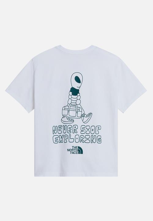 The North Face - Teen alien relaxed tee graphic - tnf white