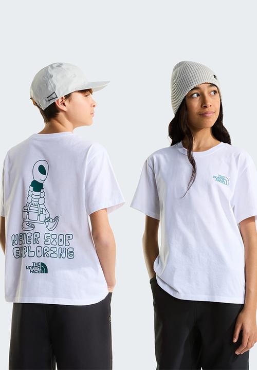 The North Face - Teen alien relaxed tee graphic - tnf white