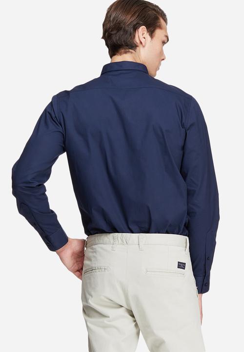 basicthread - Regular fit 1 pocket poplin