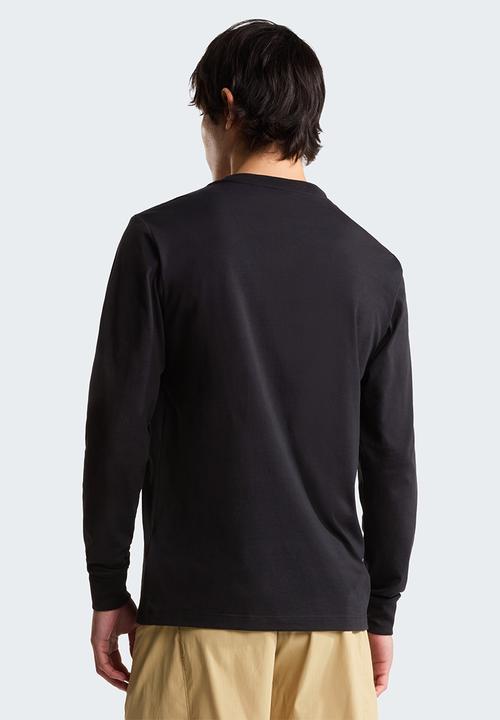 The North Face - EVOLUTION SIMPLE DOME  LONG Sleeve Tee -   TNF BLACK