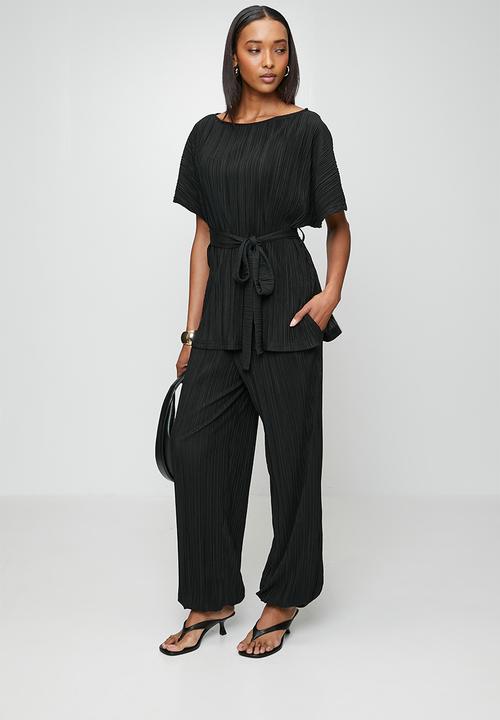 Me&B - Elasticated Waist Harem Pant - Black