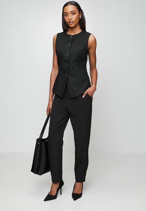 Pringle of Scotland - Pringle Alice Waistcoat - Black