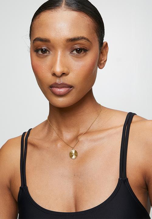 Zoe on Trend - Modern Designer Necklace - Gold