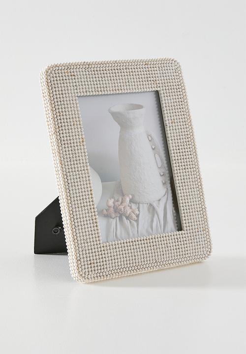 Sixth Floor - Textured Photo Frame White 13x18cm